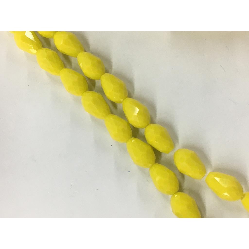 CRISTAL DE GOTA 8X11MM AMARILLO 29PCS