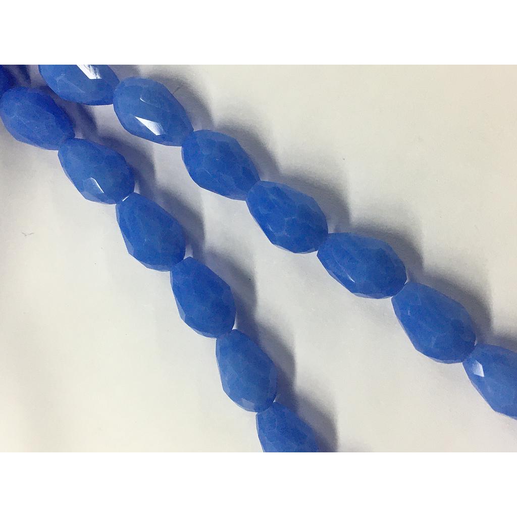 CRISTAL DE GOTA 8X11MM AZUL ZAFIRO 28PCS