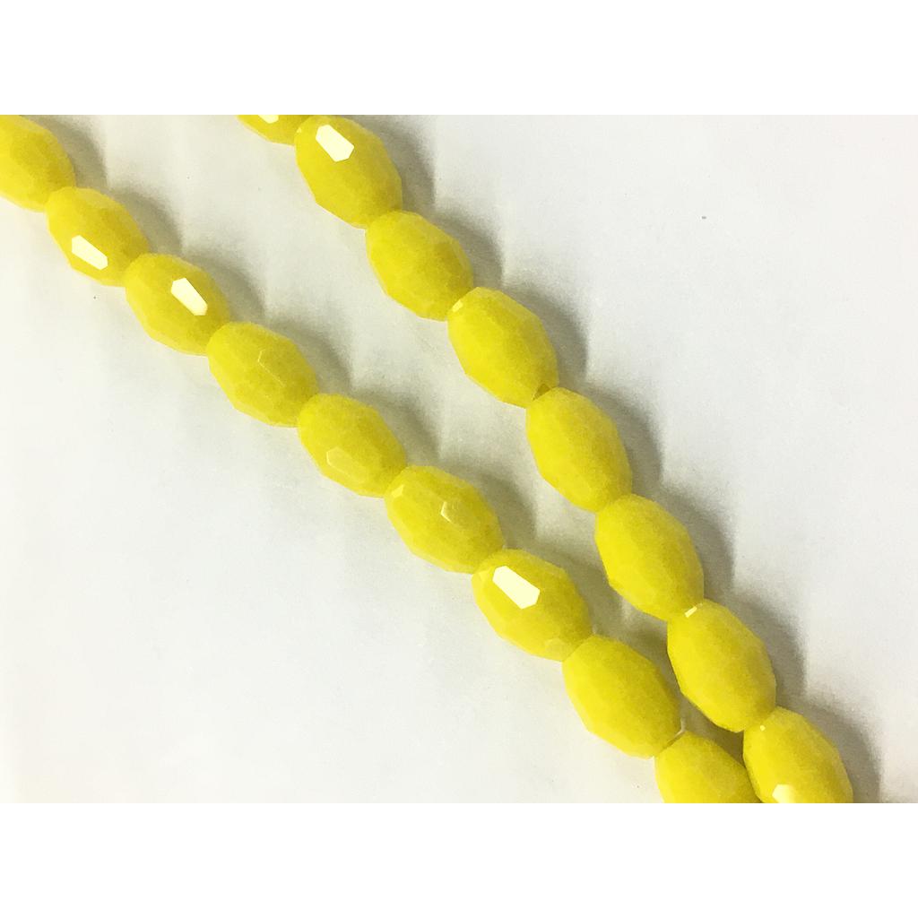CRISTAL ARROZ 6X8MM AMARILLO