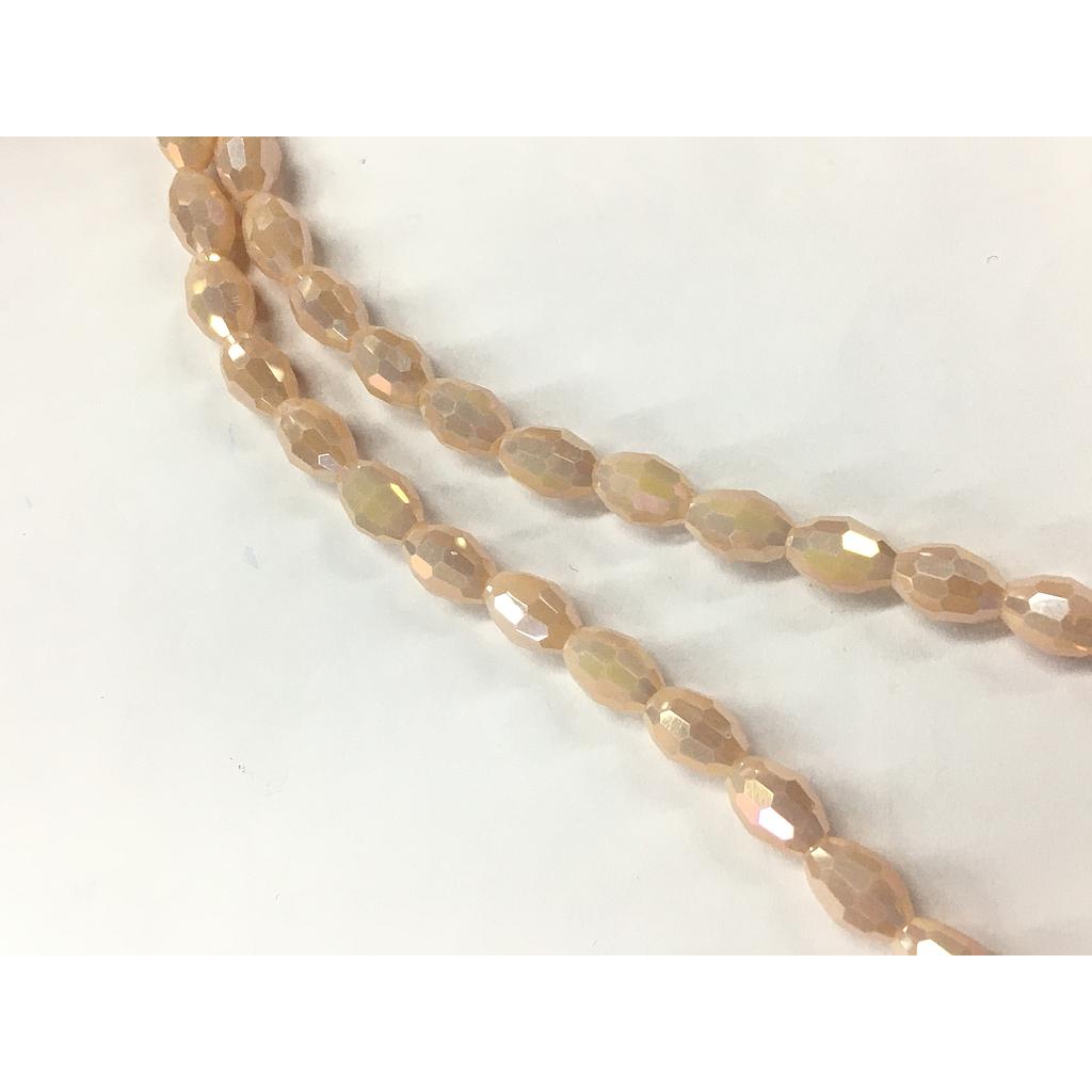 CRISTAL ARROZ 6X8MM SALMON AB