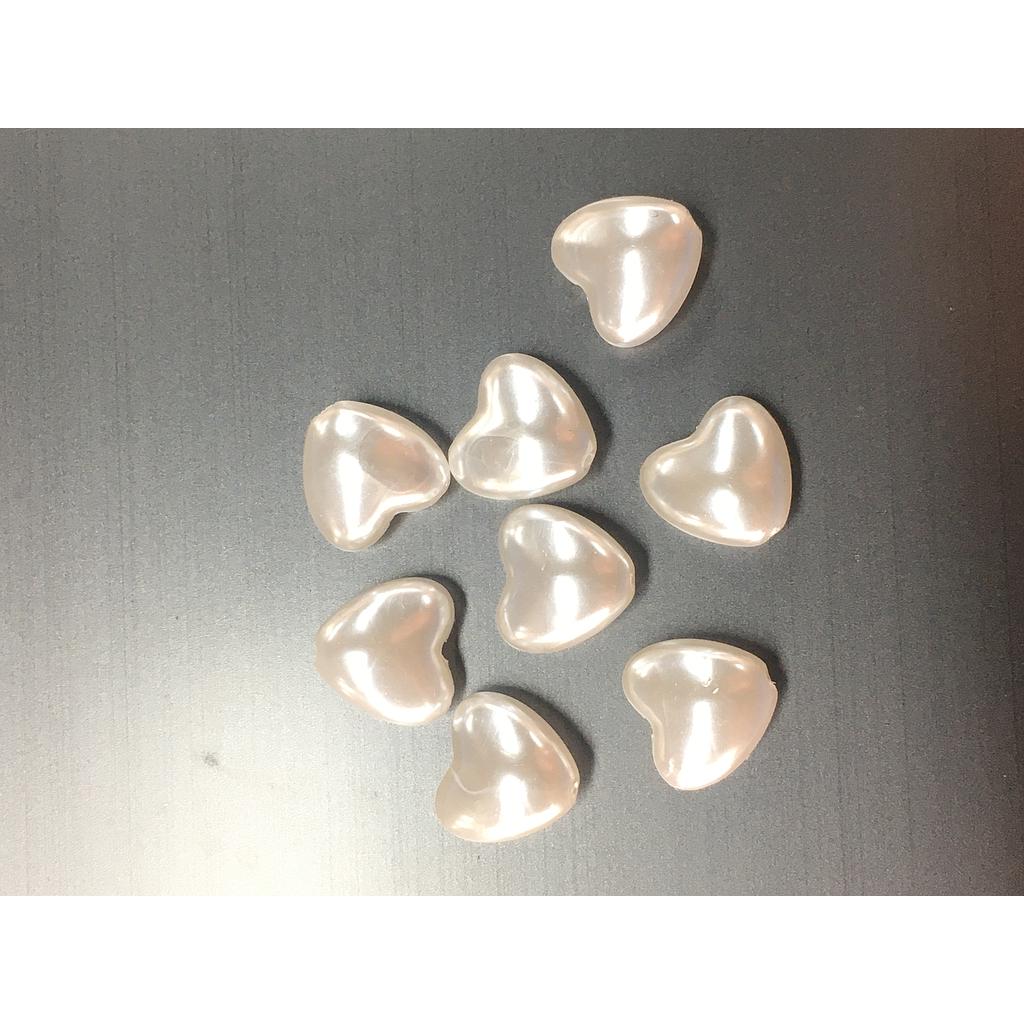 PERLA ACRILICA CORAZON 10MM 10PCS