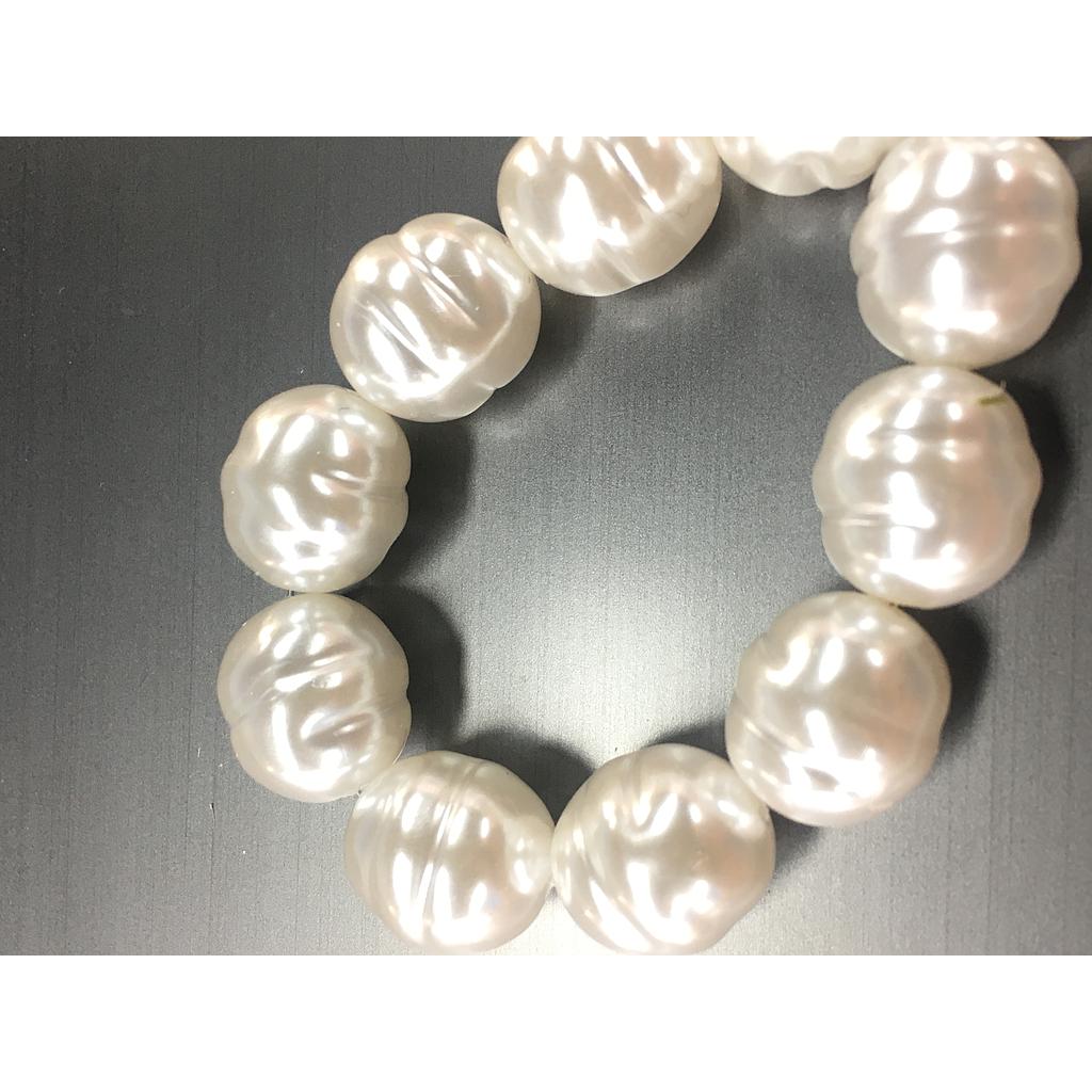 PERLA ACRILICA 15X13MM 4PCS