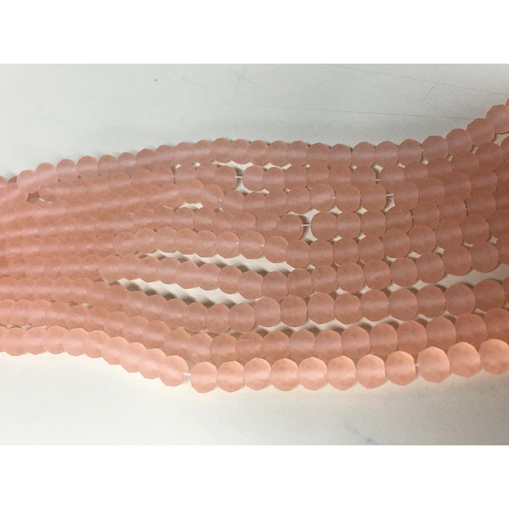 CRISTAL RONDEL MATE ROSADO SANDIA 6MM