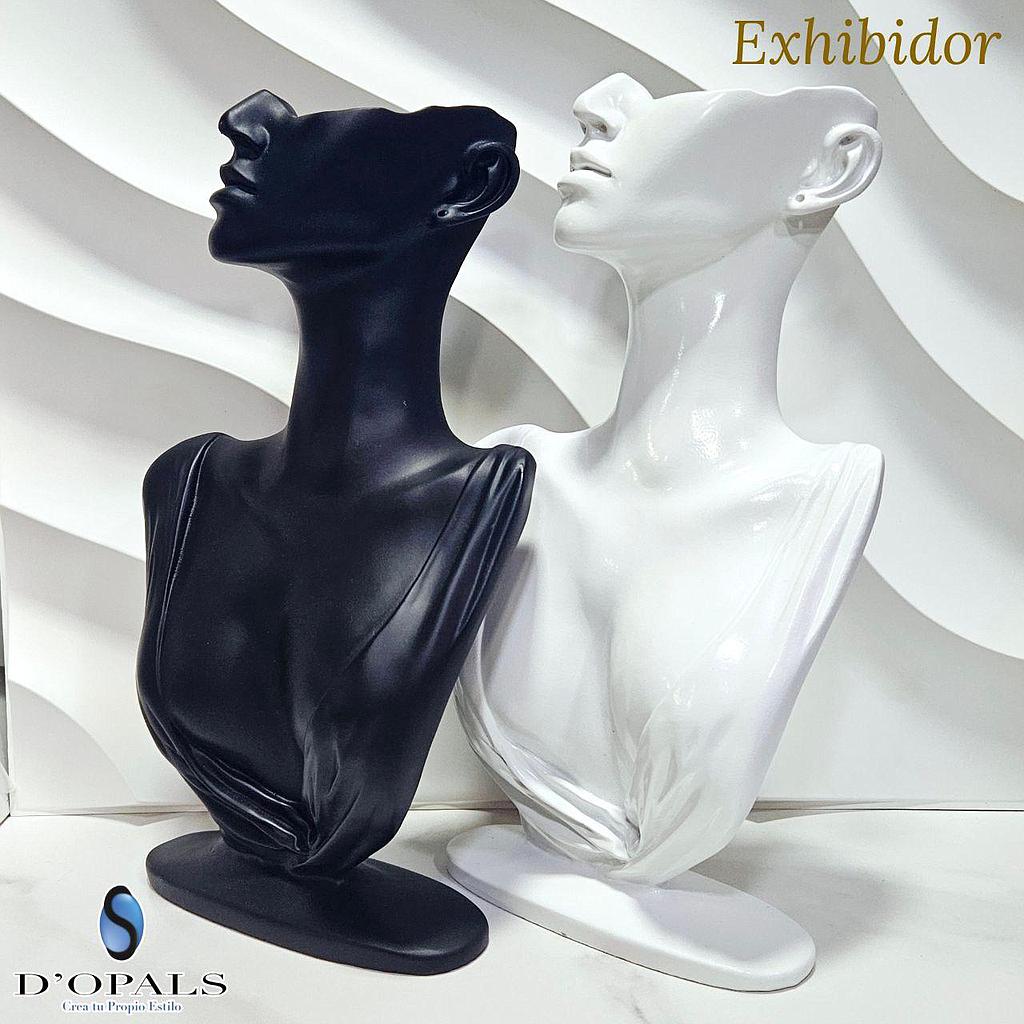 EXHIBIDOR DE COLLAR SILUETA DE MUJER 33CM