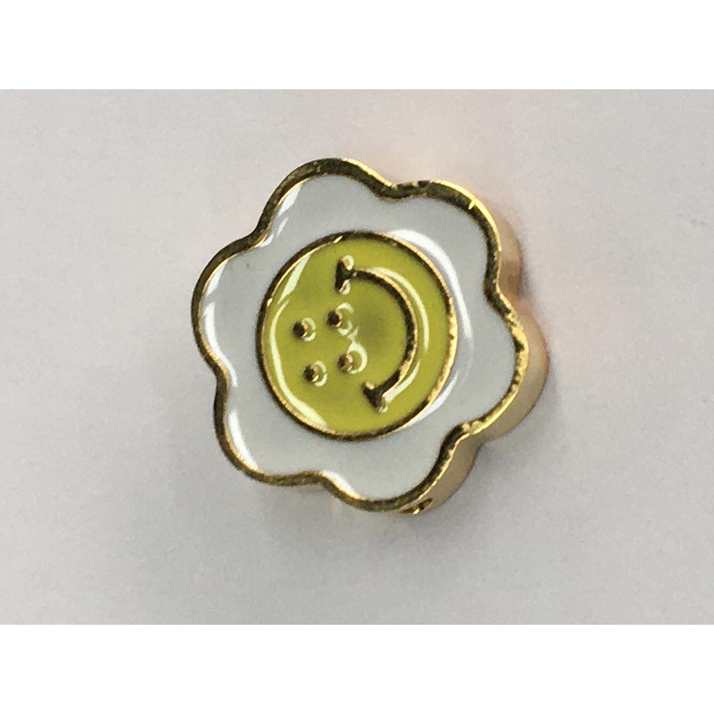 DIJE HUEVO Y CARITA ACERO