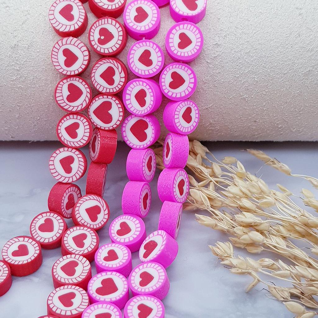 FIMO CORAZON REDONDO RISTRA 40PCS