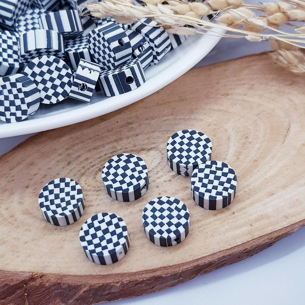 FIMO CUADRICULADO REDONDO 6PCS