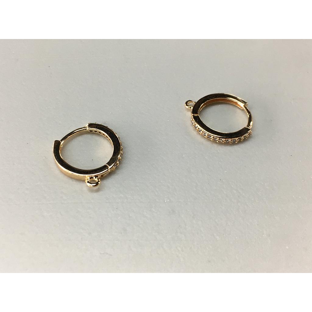 PATENTES REDONDAS 15MM ELECTROENCHAPADO