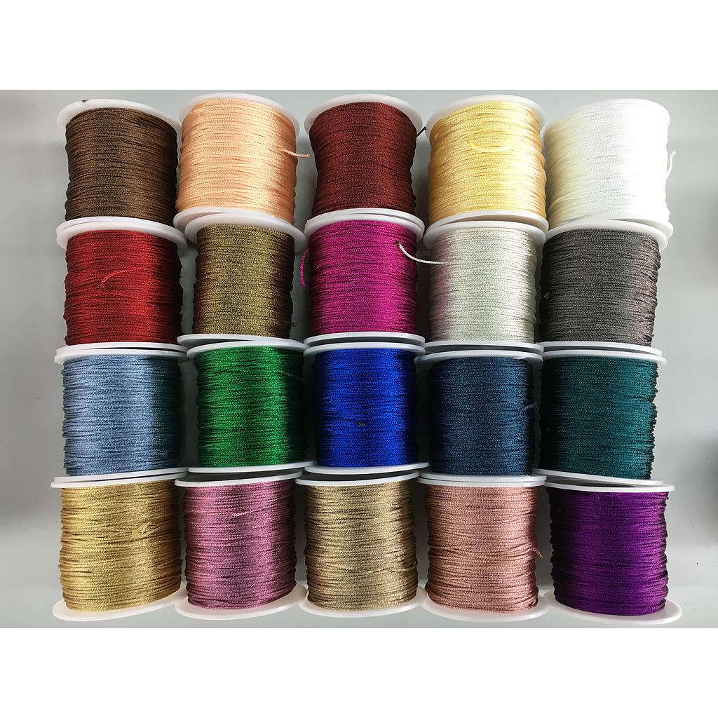 HILO METALIZADO 1MM ROLLO 100 METROS