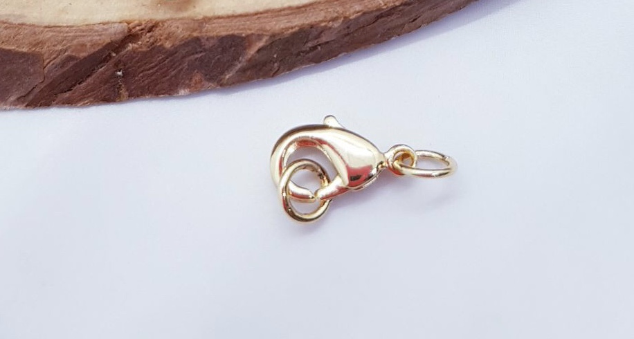 BROCHE PERICO 12MM ELECTROENCHAPADO