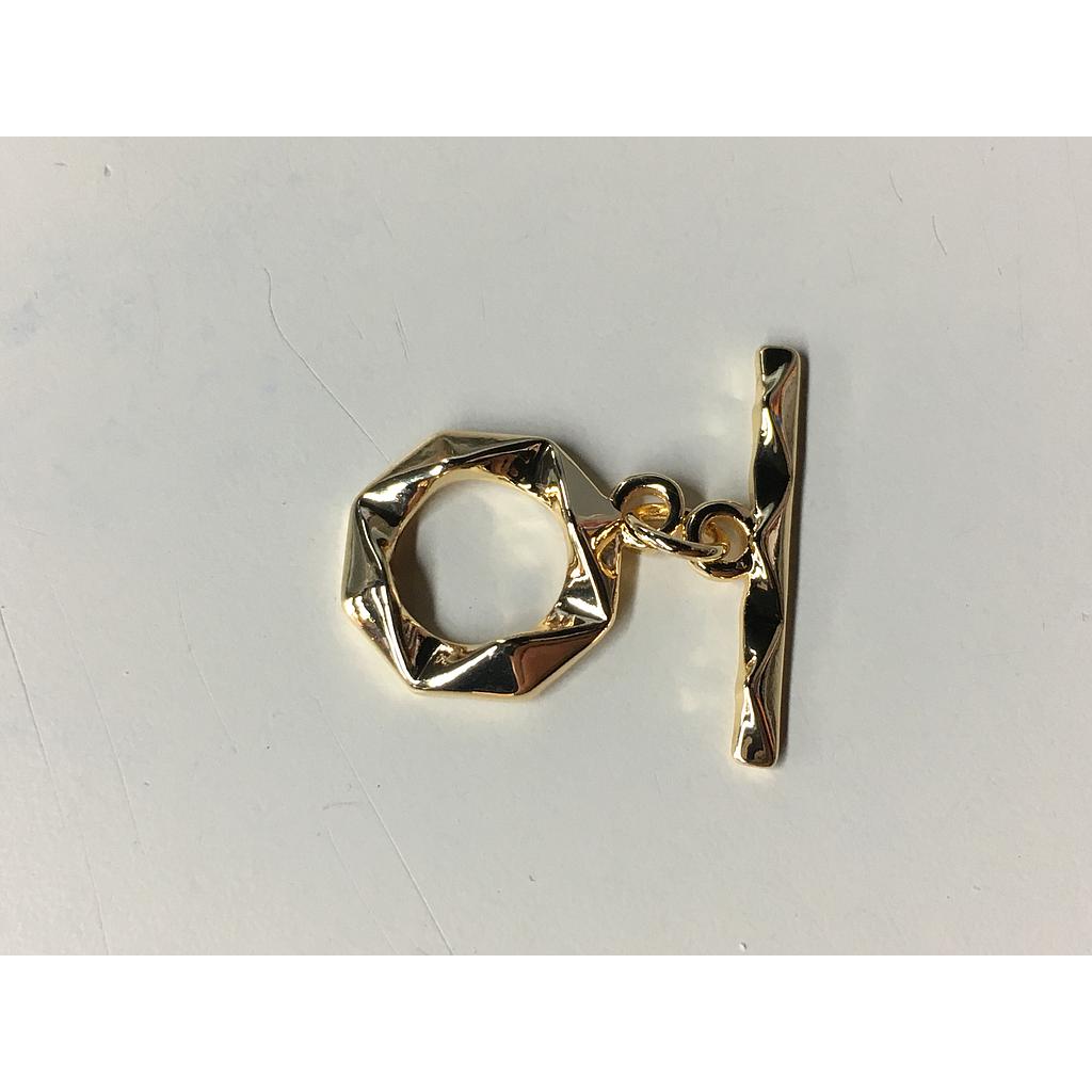 BROCHE 12MM ELECTROENCHAPADO