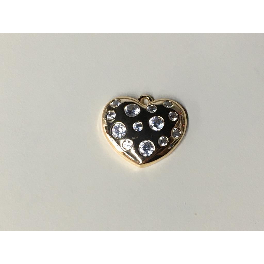 DIJE CORAZON ELECTROENCHAPADO