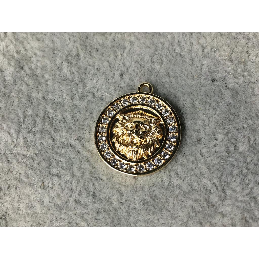 DIJE LEON 15MM ELECTROENCHAPADO