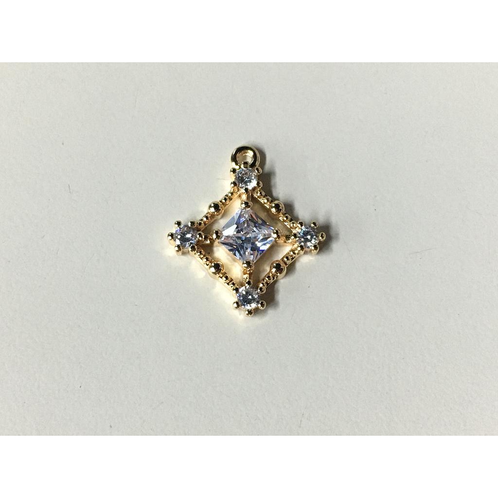 DIJE ROMBO ELECTROENCHAPADO