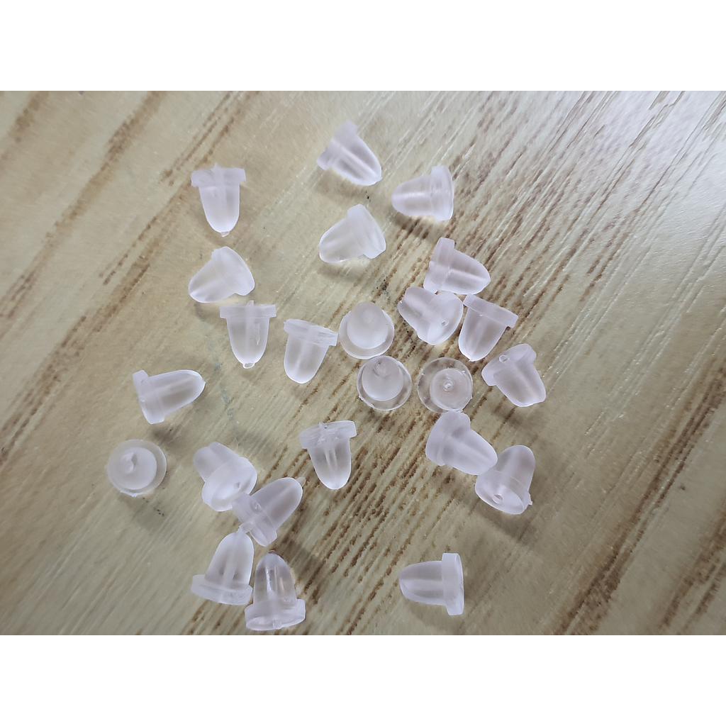 TAPONES DE GOMA PARA ARETES 100PCS