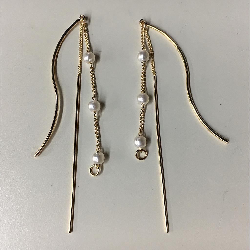 DIJE PALITOS CON CADENA ELECTROENCHAPADO