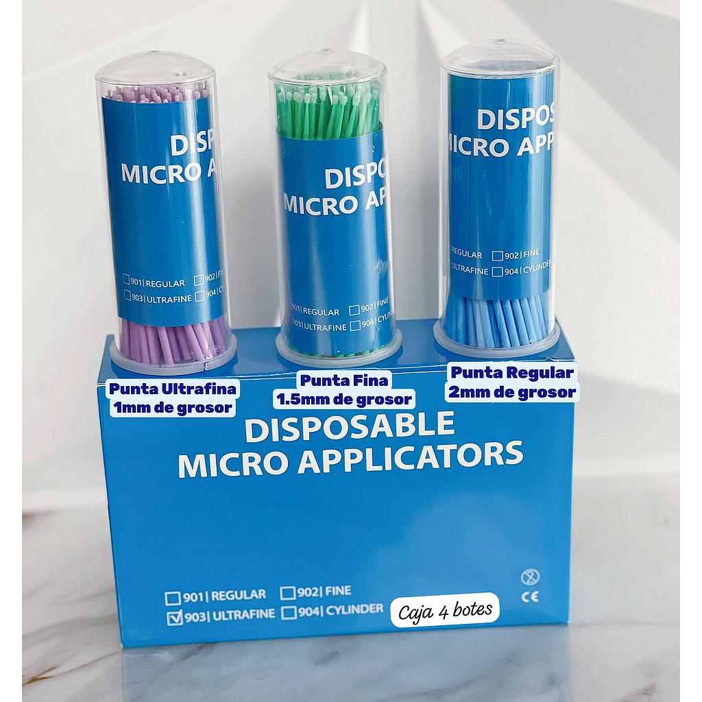 MICROAPLICADORES DESECHABLES BOTE 100PCS