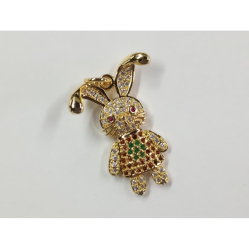 DIJE CONEJO MICROCIRCONIA