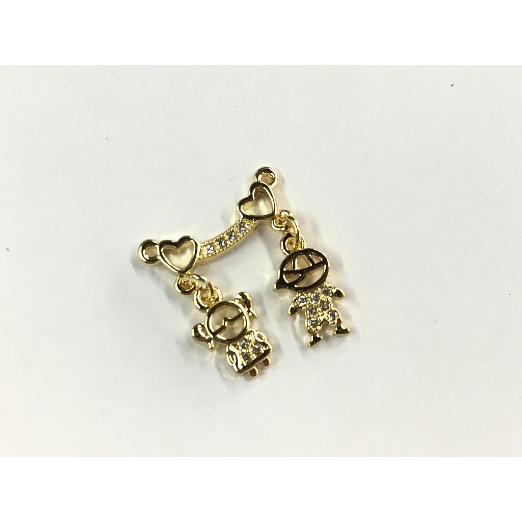 DIJE PAREJA DE NIÑOS MICROCIRCONIA