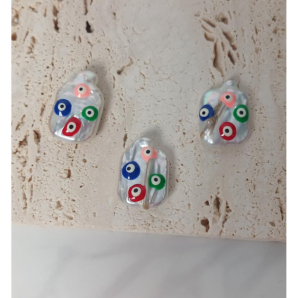 PERLA BARROCA CON OJOS TURCOS