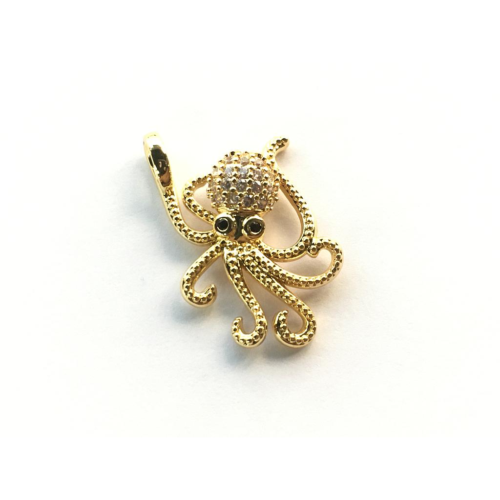 DIJE PULPO MICROCIRCONIA