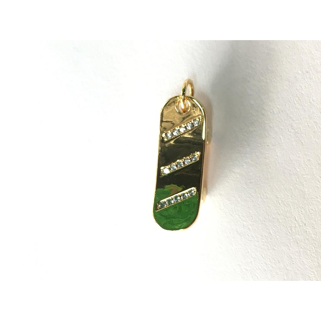 DIJE PATINETA MICROCIRCONIA