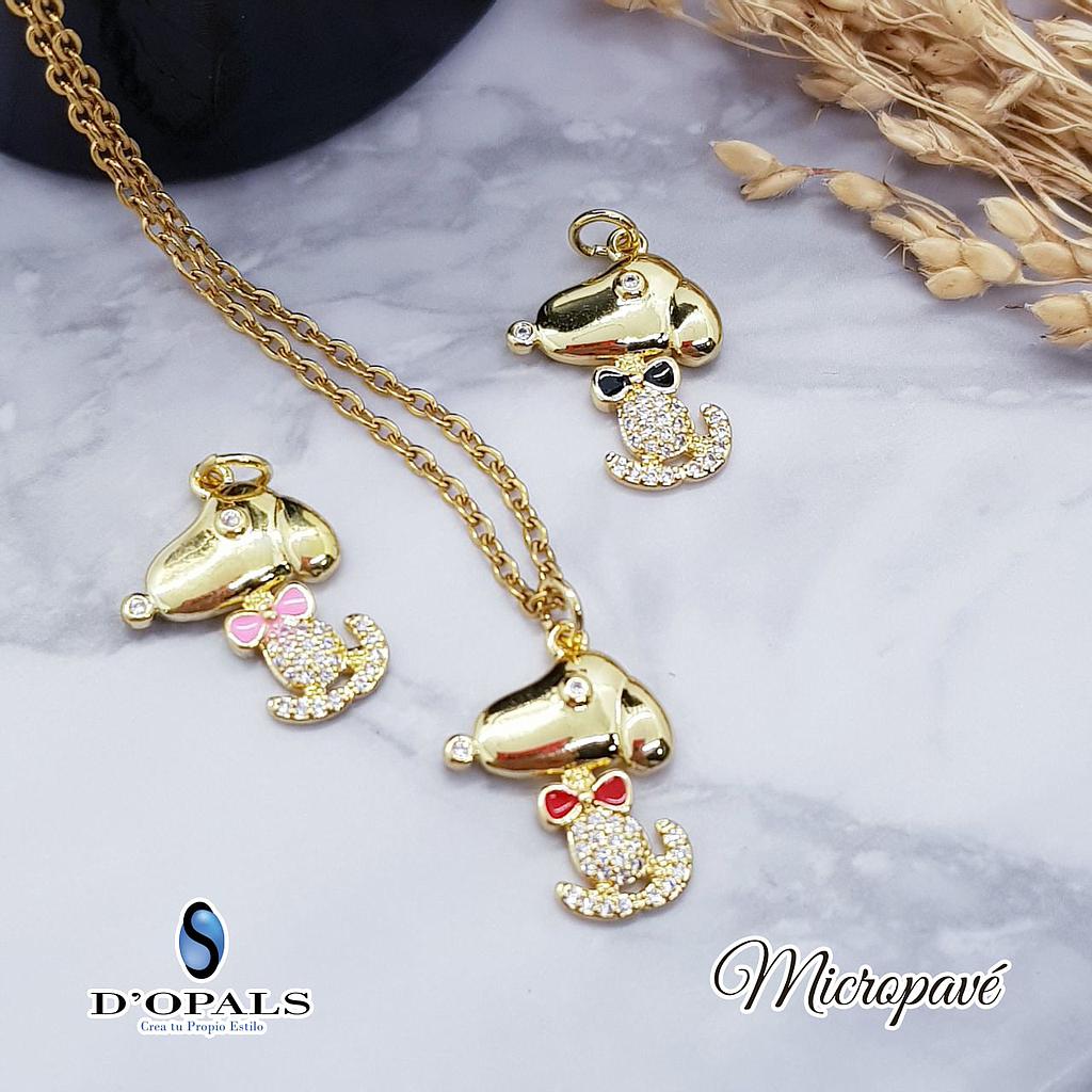 DIJE SNOOPY MICROCIRCONIA