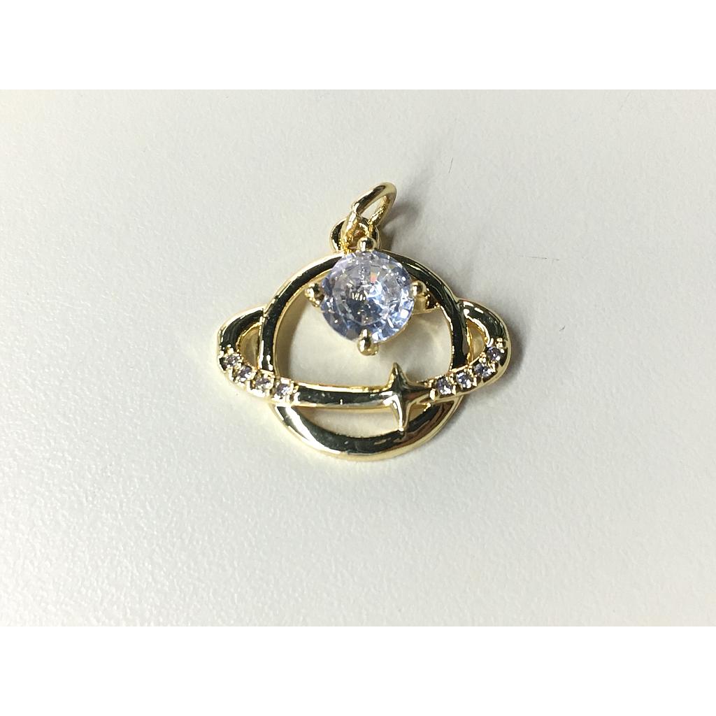 DIJE SATURNO MICROCIRCONIA