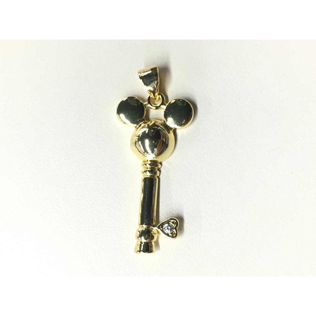 DIJE LLAVE DE MICKEY MICROCIRCONIA
