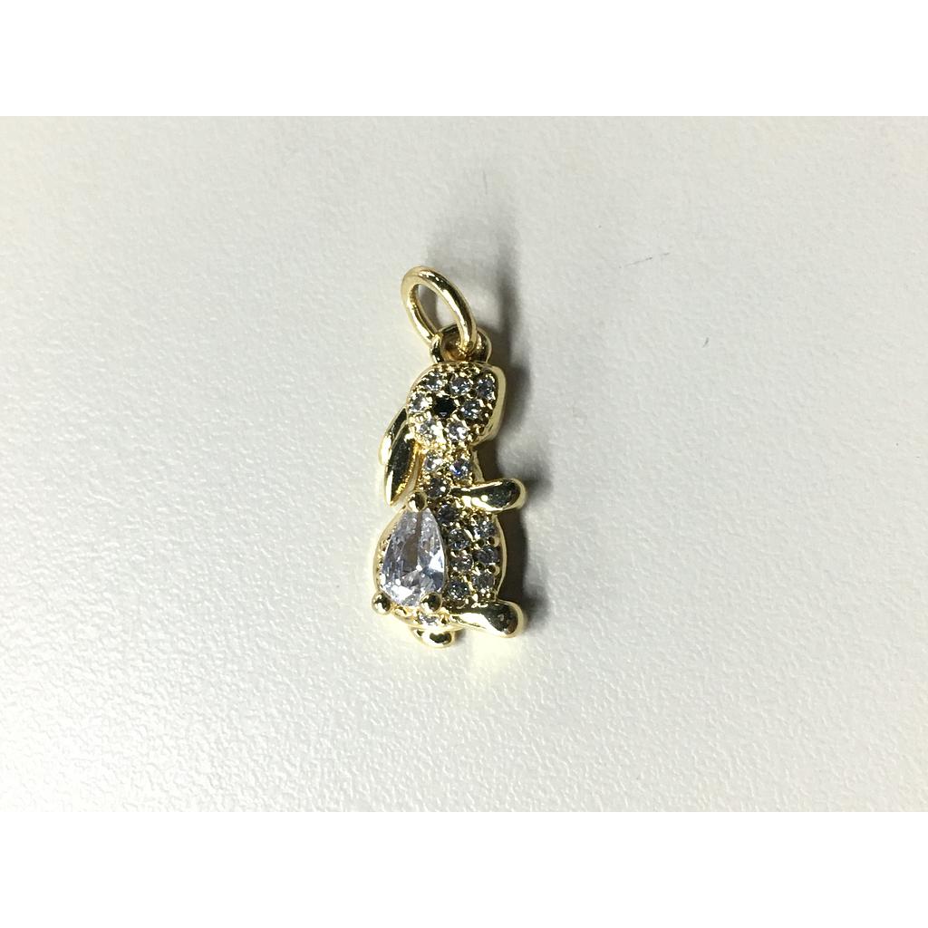 DIJE CONEJO MICROCIRCONIA