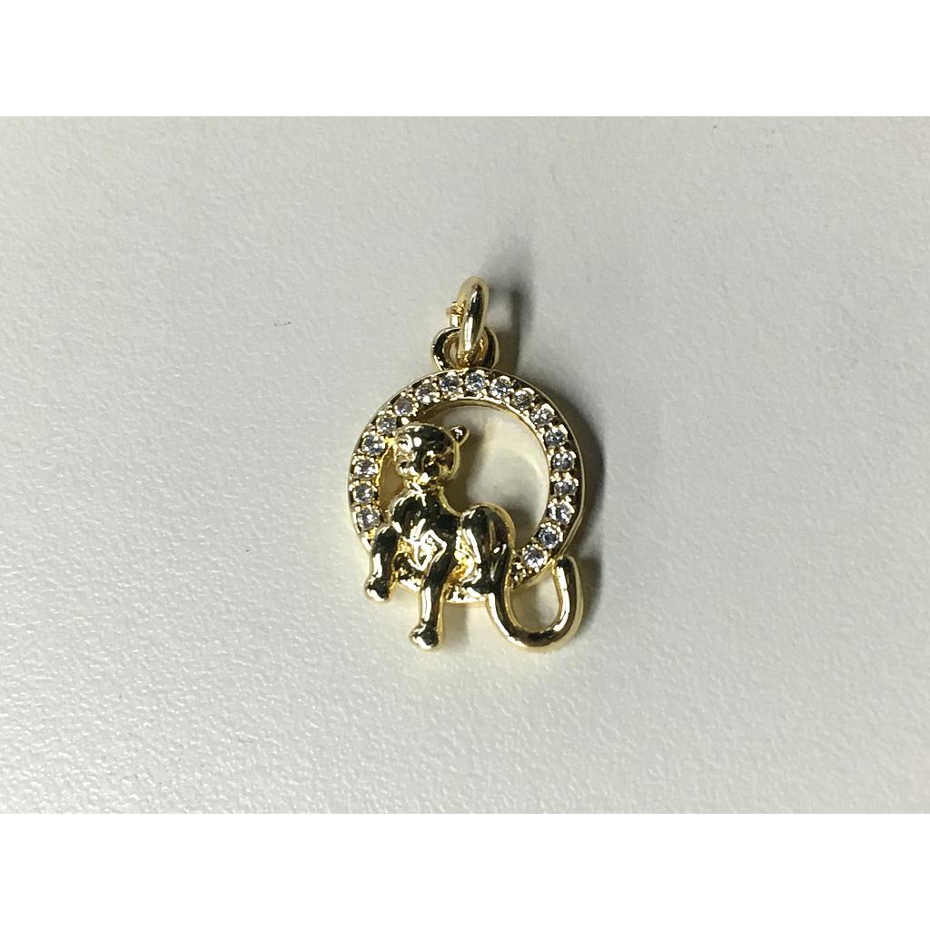 DIJE GATO MICROCIRCONIA