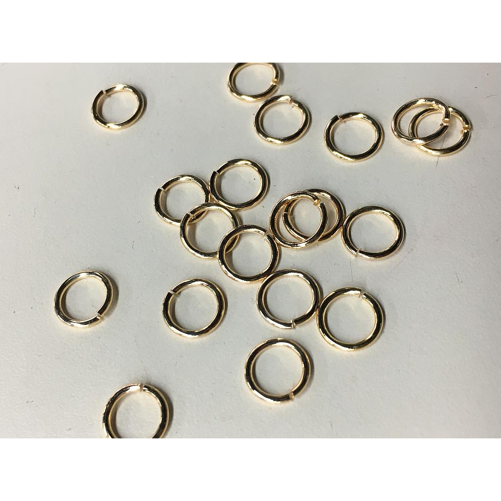 ARGOLLAS ELECTROENCHAPADO 8MM 100 PIEZAS