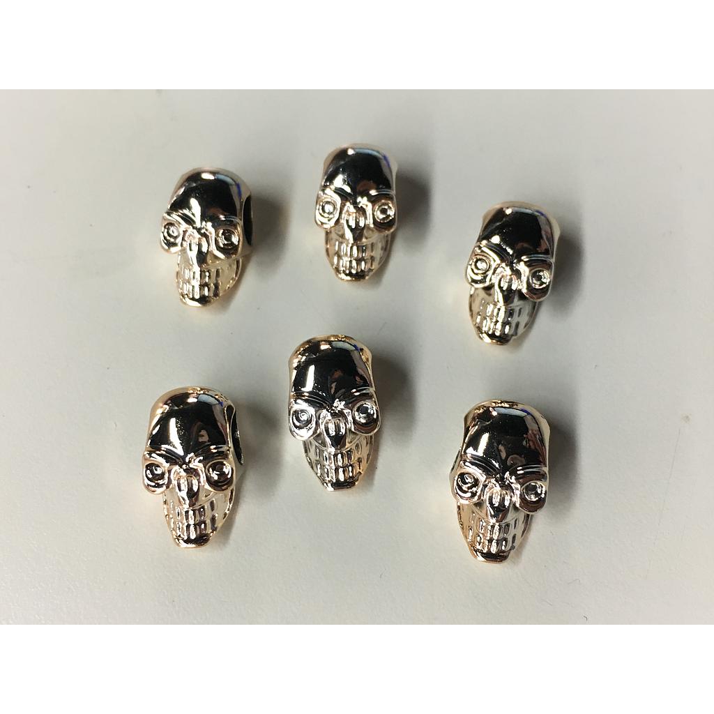SEPARADOR ACRILICO CALAVERA 8X15MM 6PCS