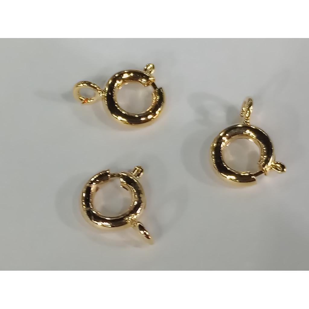 BROCHE REDONDO 7MM ELECTROENCHAPADO