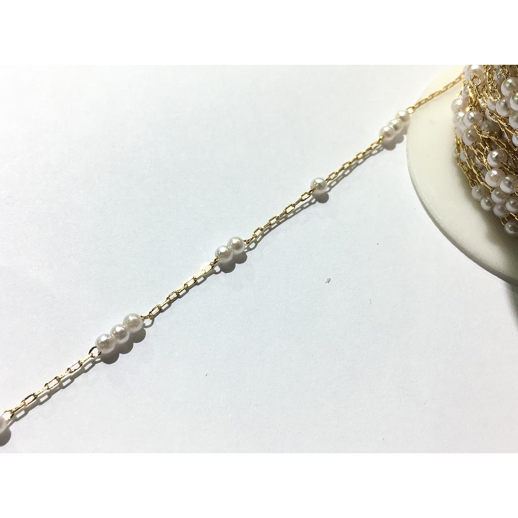 CADENA DE GOLDFIELD CON PERLAS