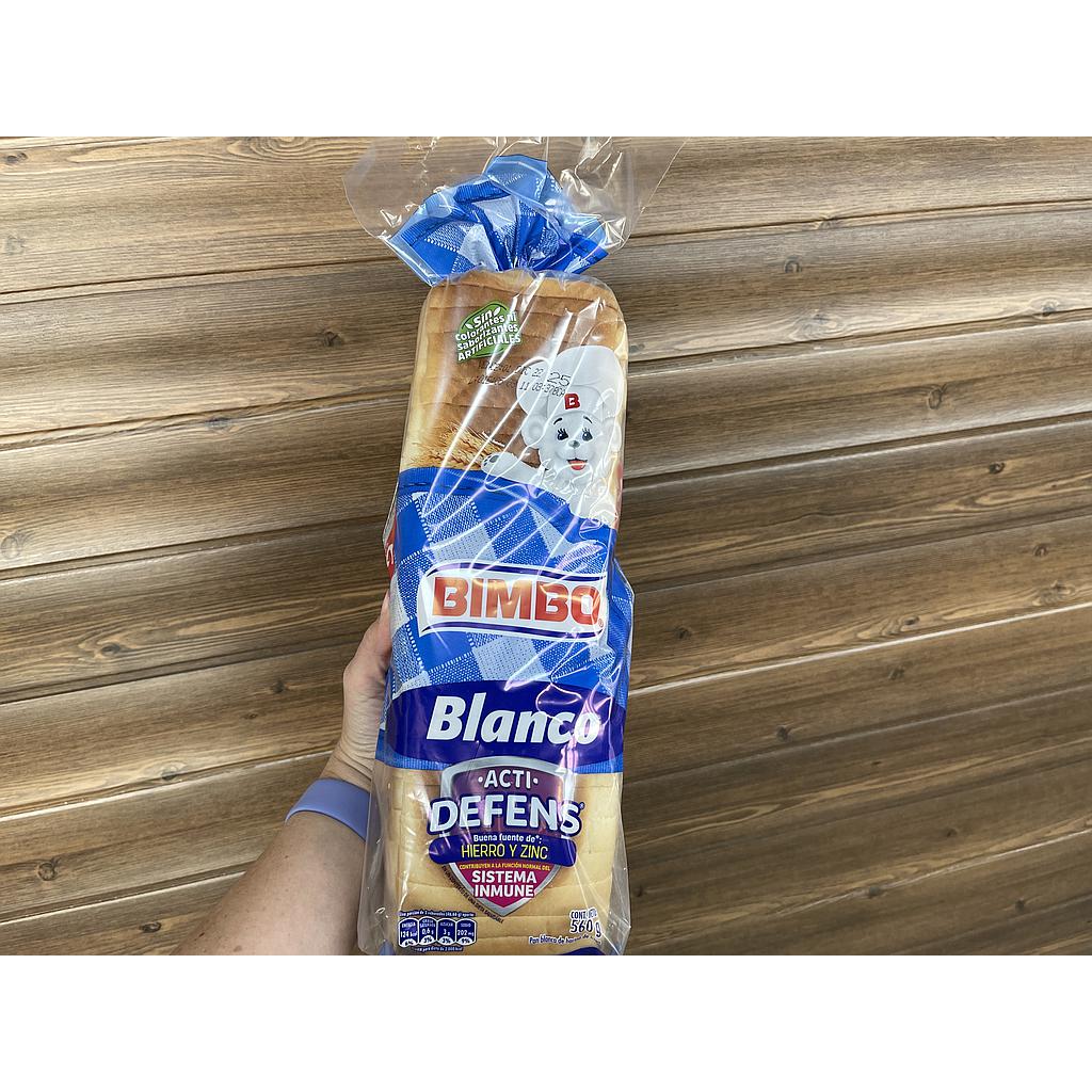 PAN BLANCO BOLSA BIMBO 560 GR