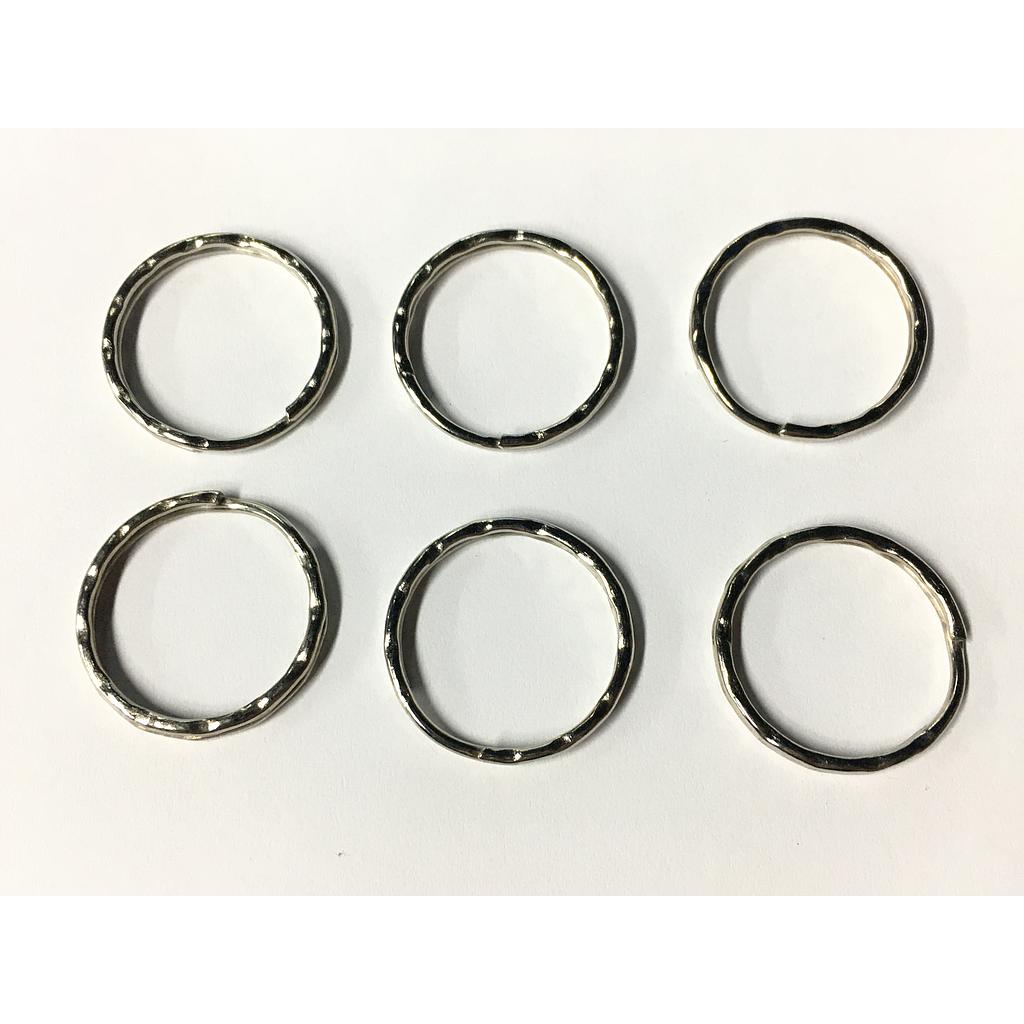 ARGOLLAS PARA LLAVERO PLATEADAS 1.5X25MM 30PCS
