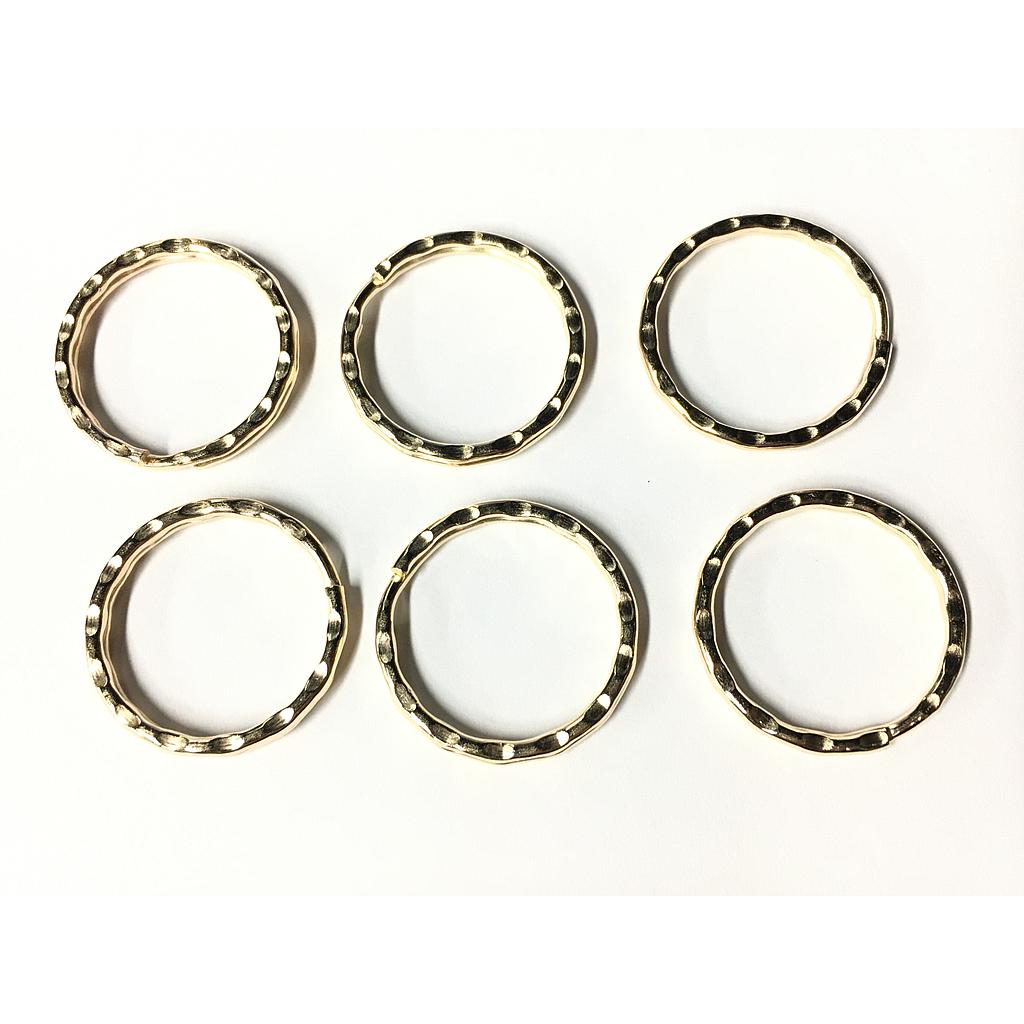 ARGOLLAS PARA LLAVERO DORADAS 1.8X28MM 30PCS