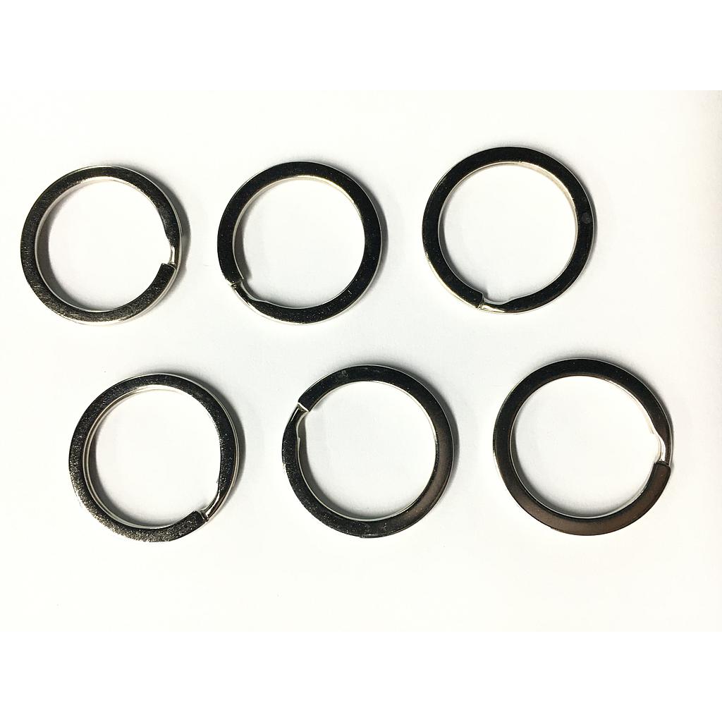 ARGOLLAS PARA LLAVERO PLATEADAS 1.8X25MM 100PCS