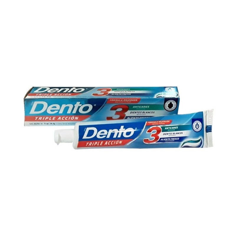 PASTA DENTAL DENTO TRIPLE ACCION 75 ML