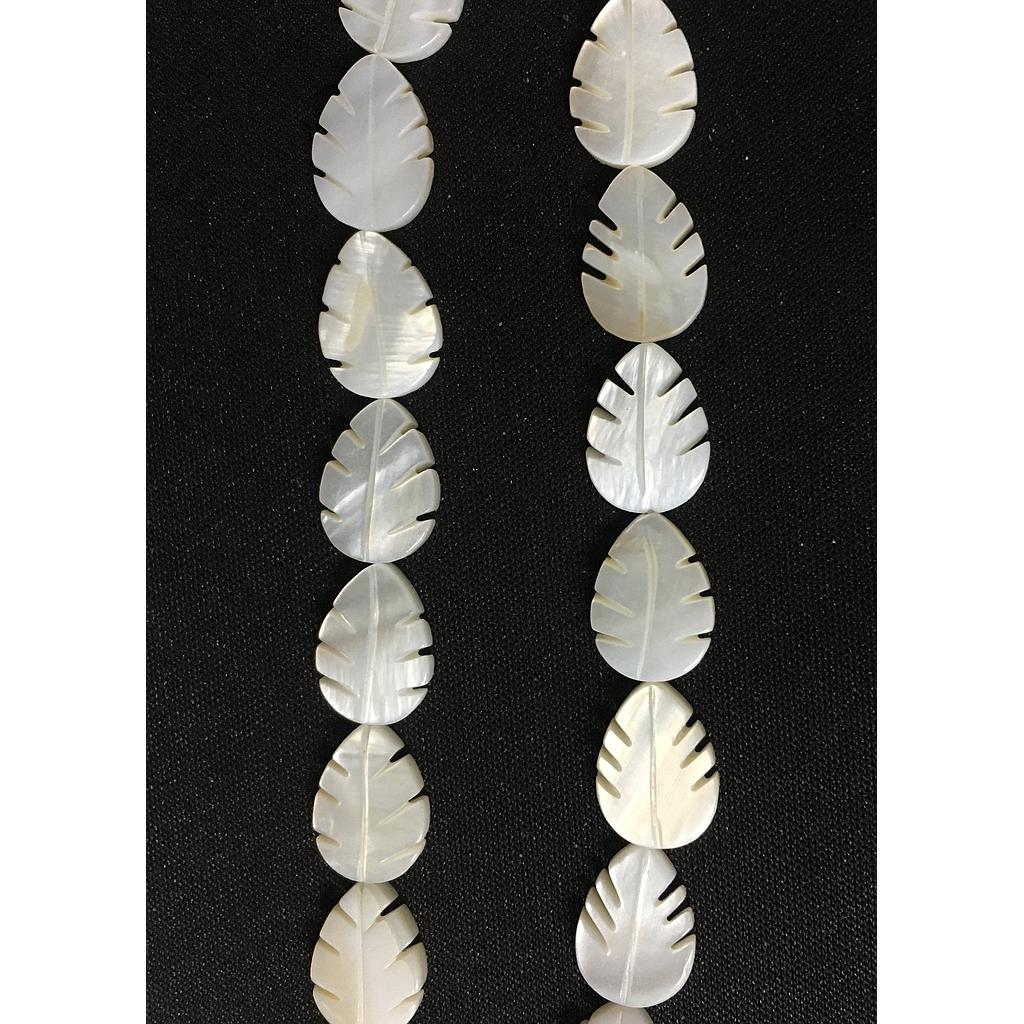 HOJAS CONCHA NACAR 14X11MM