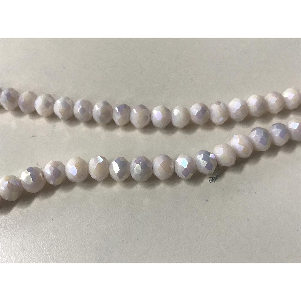 CRISTAL RONDEL NUDE CON LILA AB 8MM