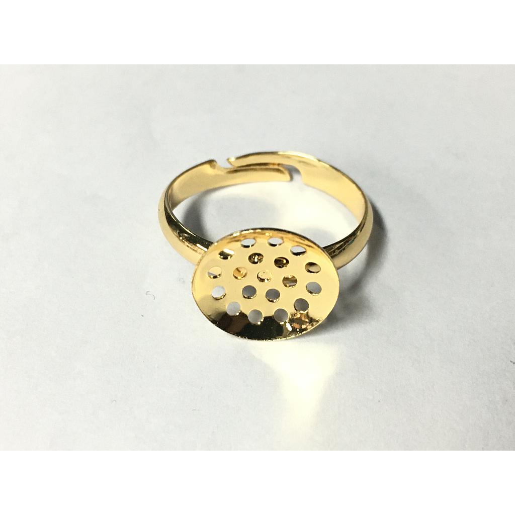 BASE ANILLO AJUSTABLE PARA TEJER ELECTROENCHAPADO