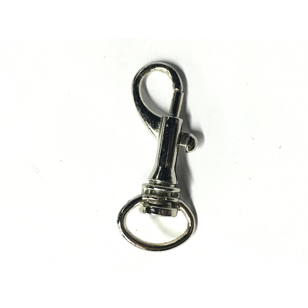 BROCHE PARA LLAVERO PLATEADO 40MM