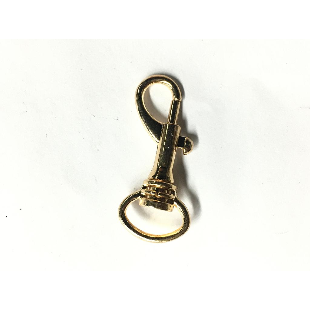 BROCHE PARA LLAVERO DORADO 40MM