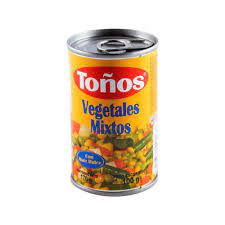 VEGETALES MIXTOS TOÑOS 170 GR