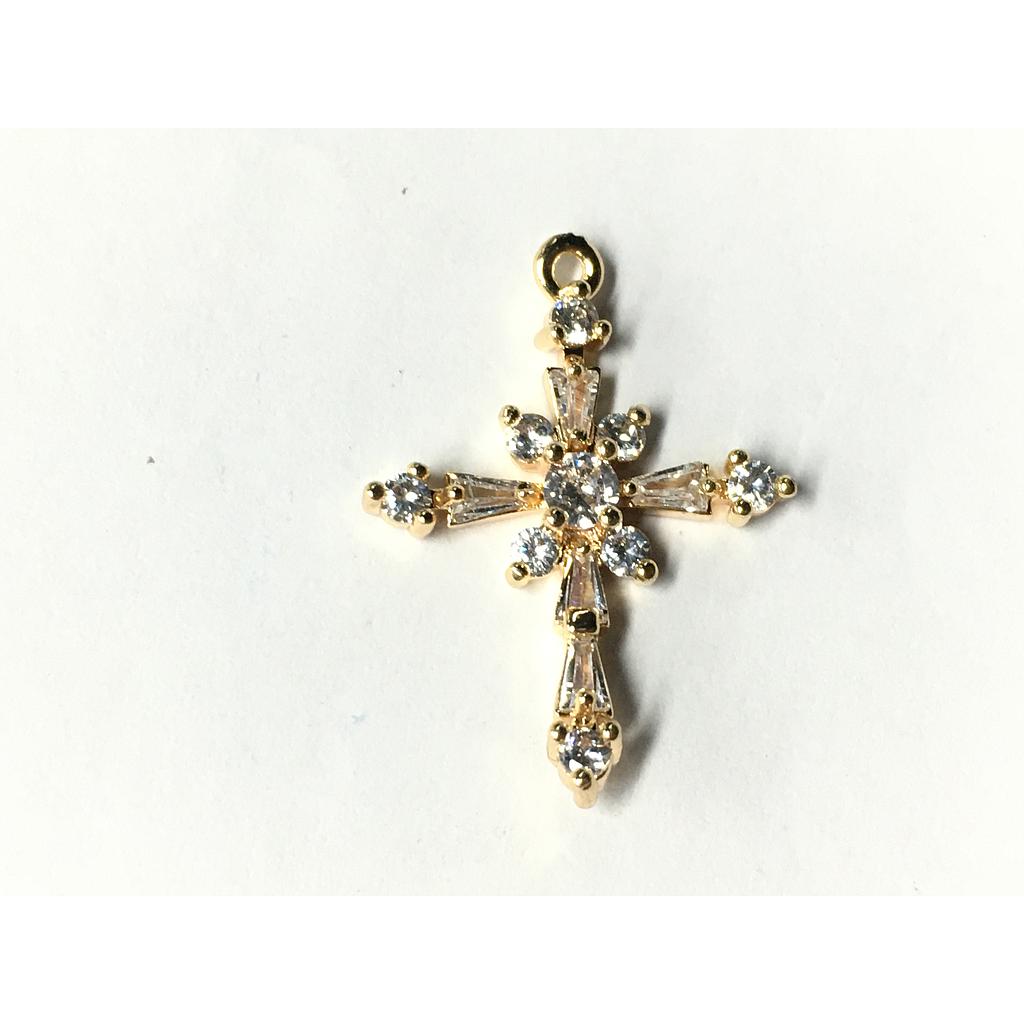 DIJE CRUZ 18X24MM ELECTROENCHAPADO