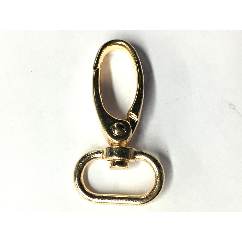 BROCHE PARA LLAVERO PEWTER DORADO 43X14MM