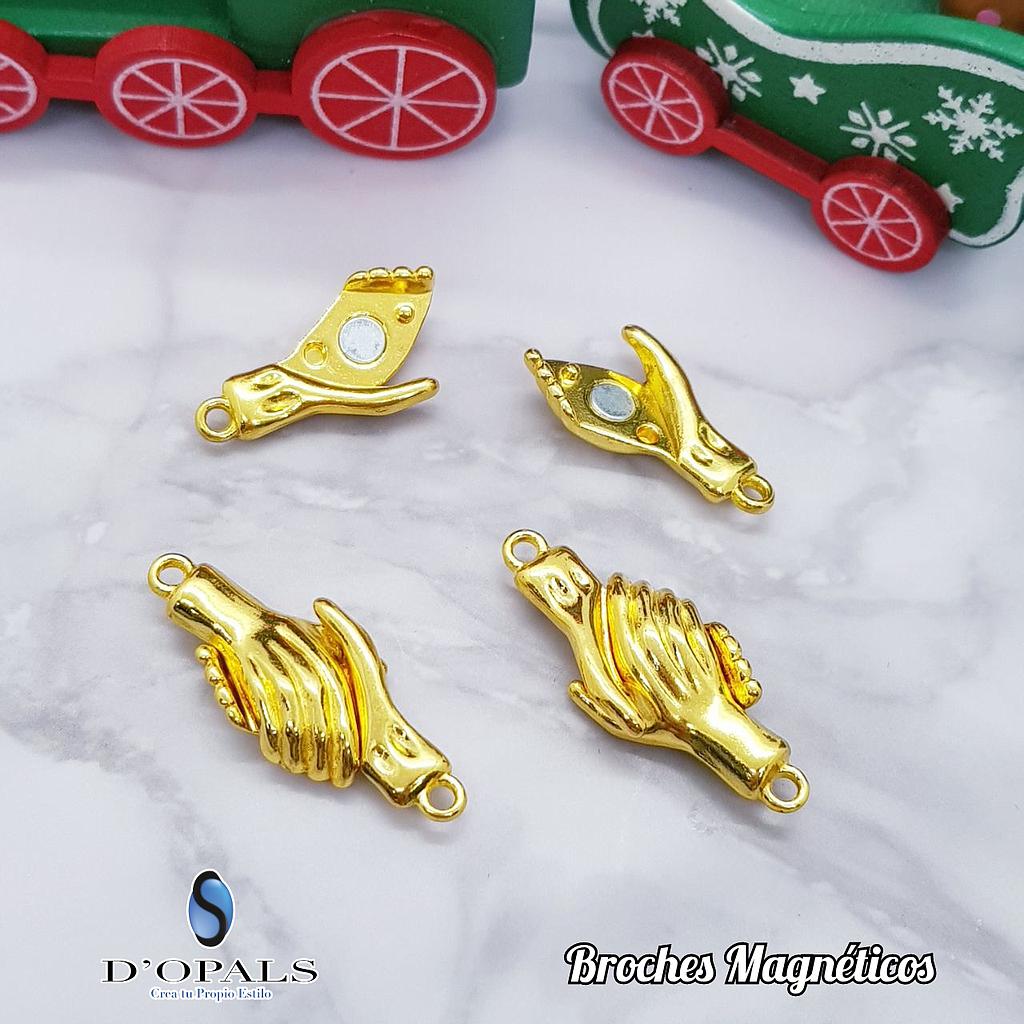 BROCHES DE MANOS CON IMAN