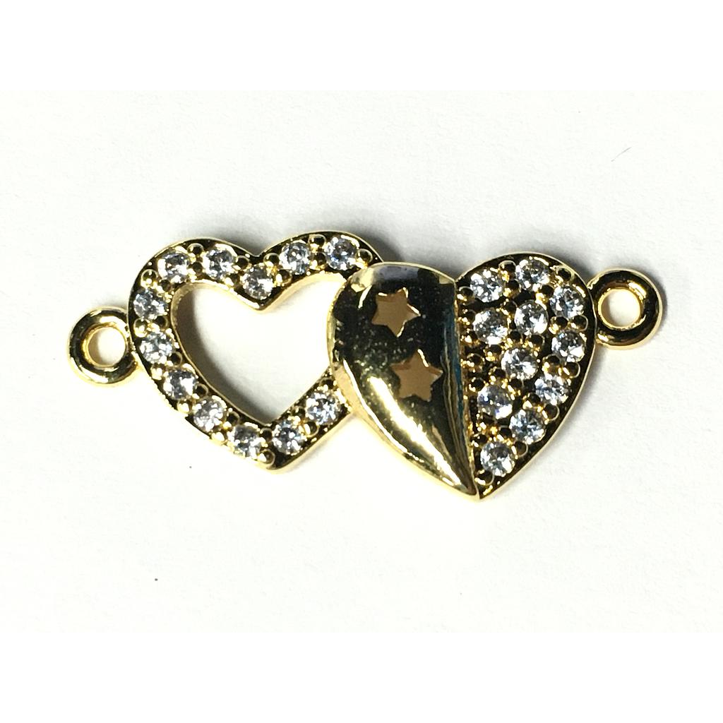 DIJE CORAZONES MICROCIRCONIA